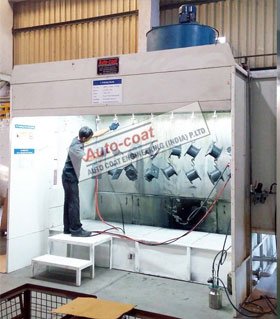 Water Wash Spray Booth – Furniture Painting Line – Autocoat Engineering