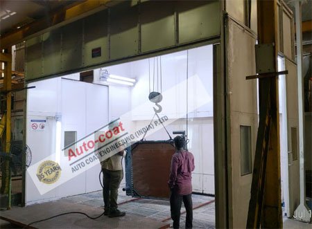 Condenser Paint Booth – Single Coat Radiator Painting – Autocoat Engineering India