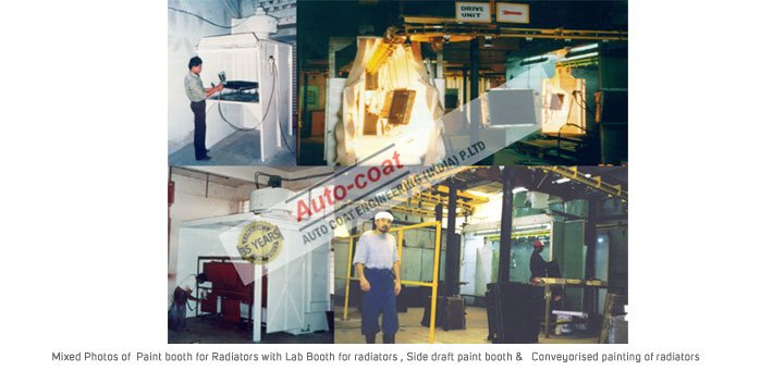 Material Handling Paint Booth for Large Radiators – Autocoat Engineering